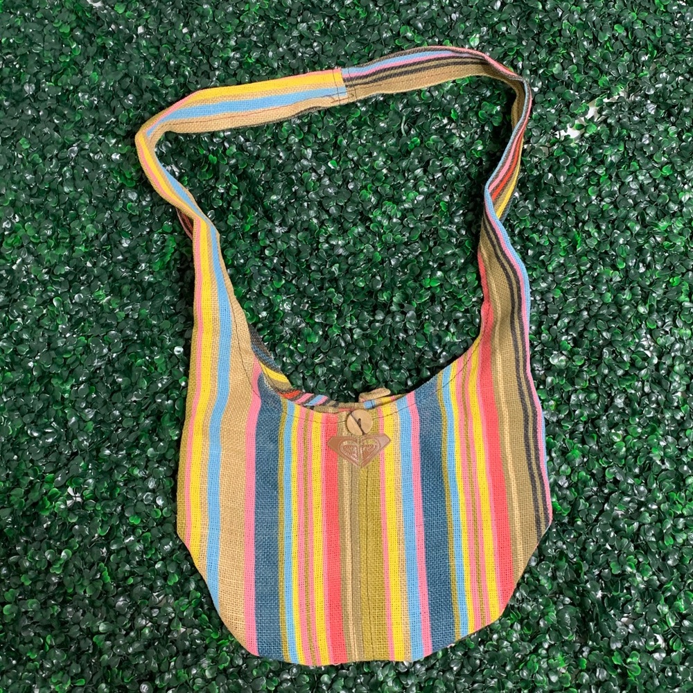 Roxy natural straw crossbody